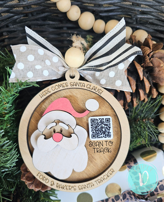 Personalized Santa Tracker Ornament